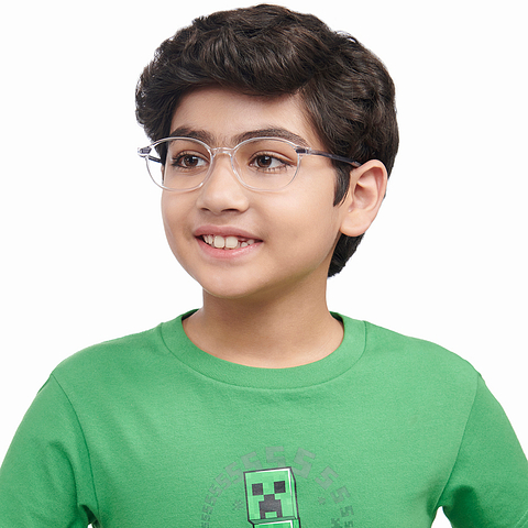 Hooper Online Crystal Transparent Full Rim Round right side