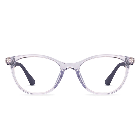 Buy Transparent Lavendar Purple Full Rim Cat Eye Kids 8-12 yrs
