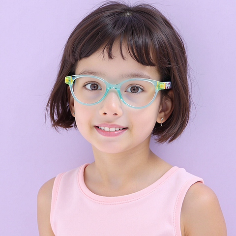Hooper Blue Full Rim Cat Eye right side