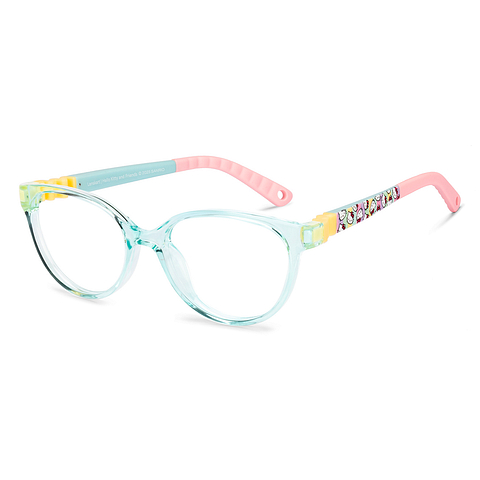 Hooper Blue Full Rim Cat Eye left side