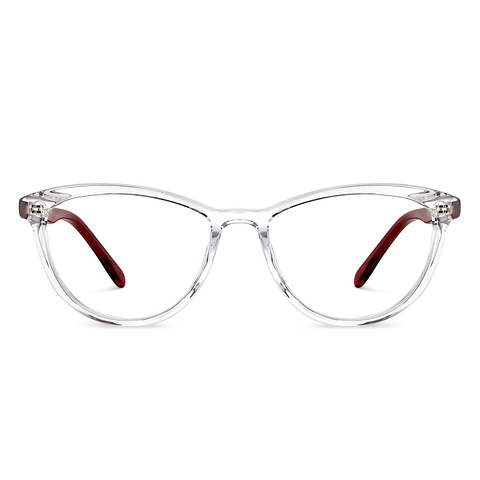 Hooper Online Crystal Transparent Full Rim Cat Eye right side