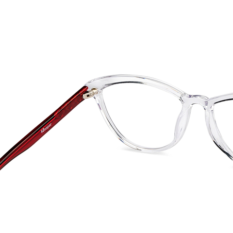 Hooper Online Crystal Transparent Full Rim Cat Eye right side