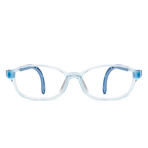 Hooper Blue Transparent Full Rim Rectangle right side