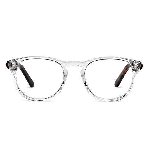 Hooper Online Crystal Transparent Full Rim Round left side