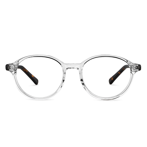 Hooper Online Crystal Transparent Full Rim Round left side