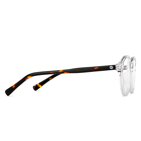 Hooper Online Crystal Transparent Full Rim Round left side