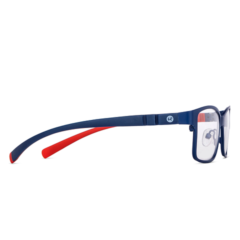 Hooper Screen Glasses Blue-Block Kids Computer Glasses  Blue Marron Full Rim Rectangle Kids  5-8 yrs  Hooper Digi Hooper HP E10008-C1 left side