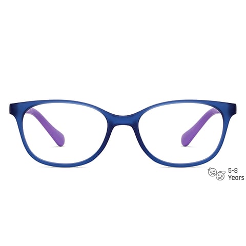 Hooper Online Sky Blue Full Rim Cat Eye left side