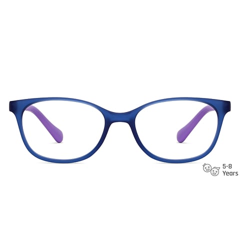 Hooper online Matte Blue Full Rim Cat Eye left side