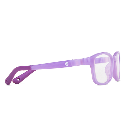 Hooper Purple Full Rim Rectangle left side
