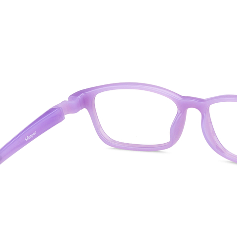Hooper Purple Full Rim Rectangle right side