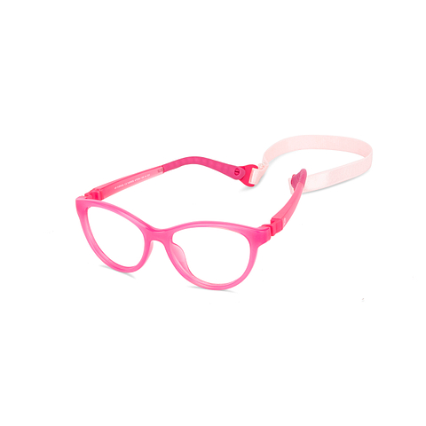 Hooper Online Pink Transparent Full Rim Cat Eye right side