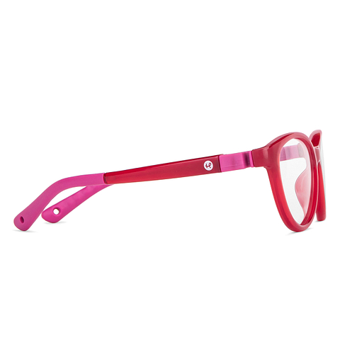 Hooper Red Full Rim Cat Eye left side