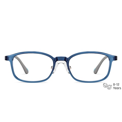 Hooper Online Blue Transparent Full Rim Rectangle right side