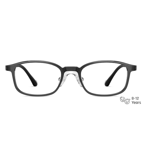 Hooper Online Gray Transparent Full Rim Rectangle right side