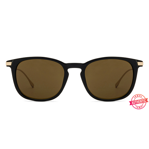 BRANDED Black Full Rim Square left side