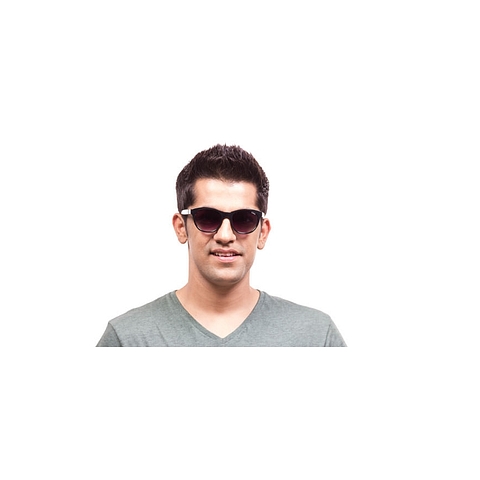 Buy IDEE DU S1732 C5 Small Size:52 Black White Blue Gradient C5