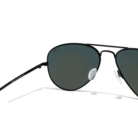 IDEE Black Full Rim Aviator left side