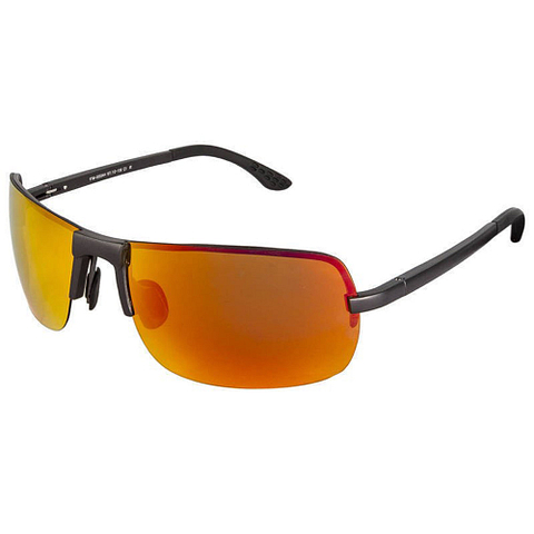 BRANDED Black Half Rim Rectangle left side BRANDED Black Half Rim Rectangle left side