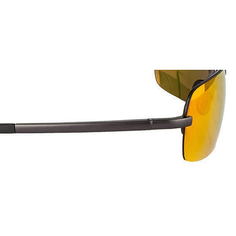 BRANDED Black Half Rim Rectangle right side BRANDED Black Half Rim Rectangle right side