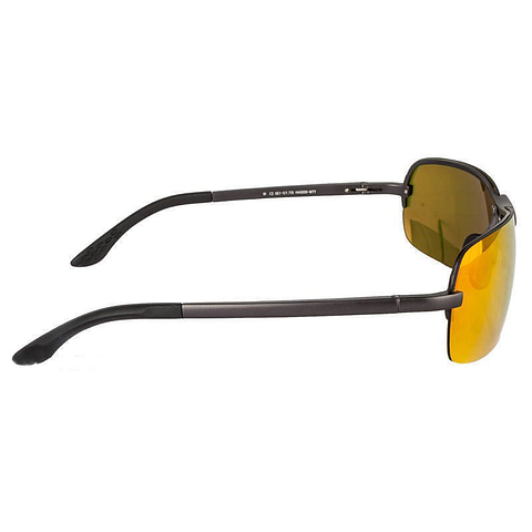 BRANDED Black Half Rim Rectangle left side BRANDED Black Half Rim Rectangle left side