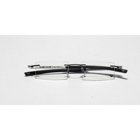 Lenskart Air Online Black Rimless Rectangle left side