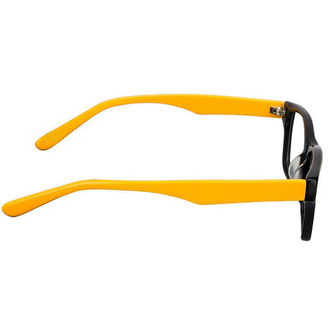 BRANDED Yellow Full Rim Rectangle left side