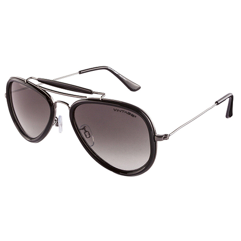 BRANDED Black Full Rim Aviator right side BRANDED Black Full Rim Aviator right side