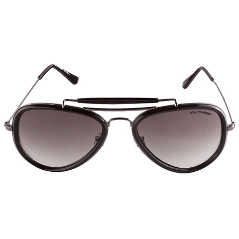 BRANDED Black Full Rim Aviator left side BRANDED Black Full Rim Aviator left side