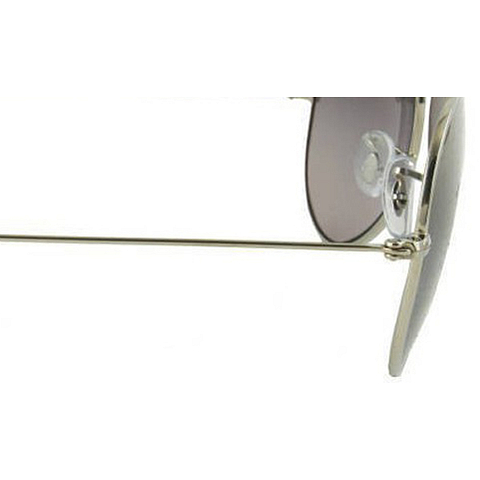 BRANDED Silver Full Rim Aviator right side