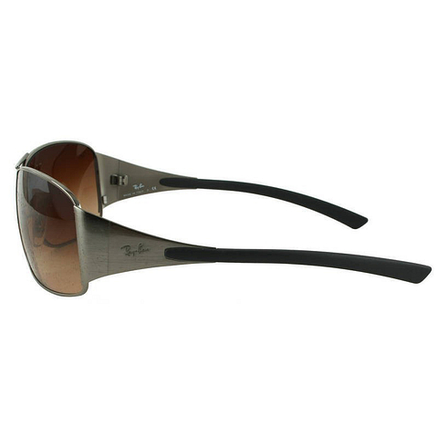 BRANDED Silver Full Rim Round left side