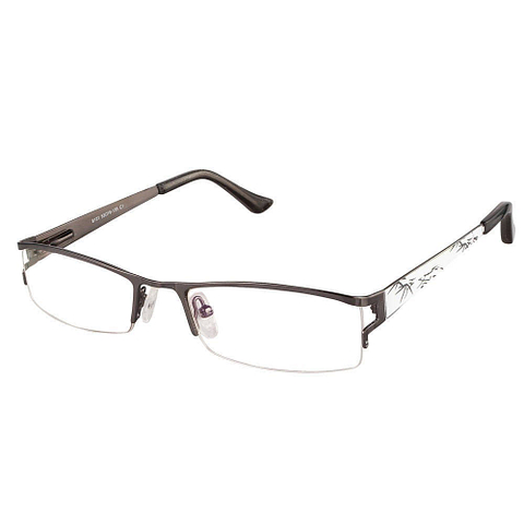 BRANDED Mid Gunmetal Half Rim right side BRANDED Mid Gunmetal Half Rim right side
