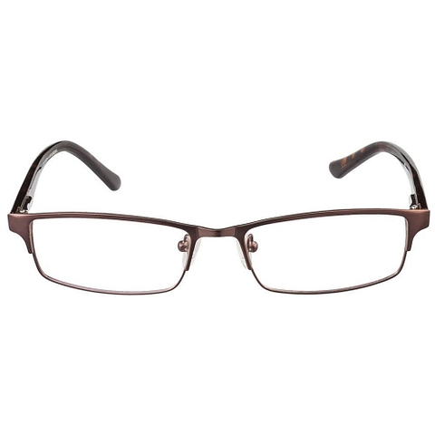 BRANDED Mid Gunmetal Half Rim left side BRANDED Mid Gunmetal Half Rim left side
