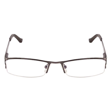 BRANDED Mid Gunmetal Half Rim left side BRANDED Mid Gunmetal Half Rim left side