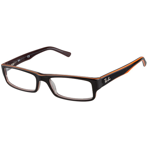 BRANDED Orange Full Rim Rectangle left side BRANDED Orange Full Rim Rectangle left side