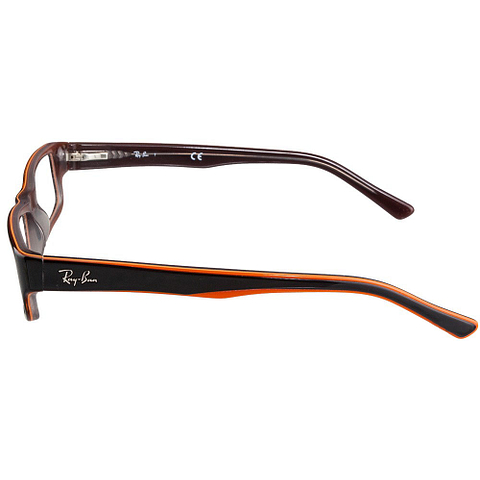 BRANDED Orange Full Rim Rectangle left side BRANDED Orange Full Rim Rectangle left side
