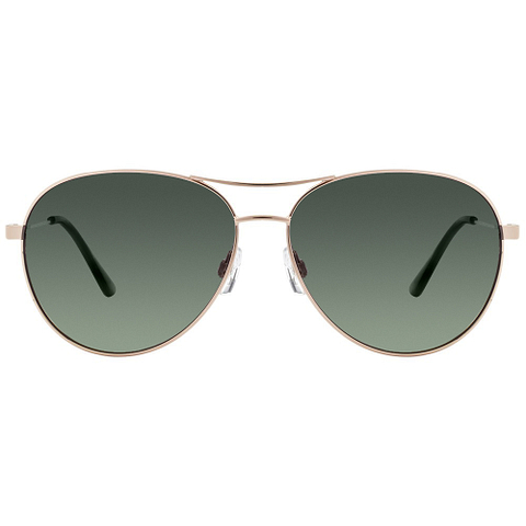 Polaroid Silver Full Rim Aviator left side