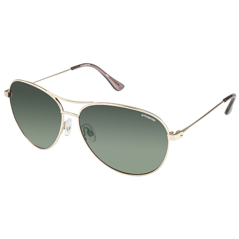 Polaroid Silver Full Rim Aviator right side