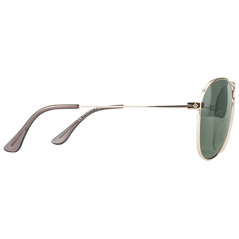 Polaroid Silver Full Rim Aviator left side