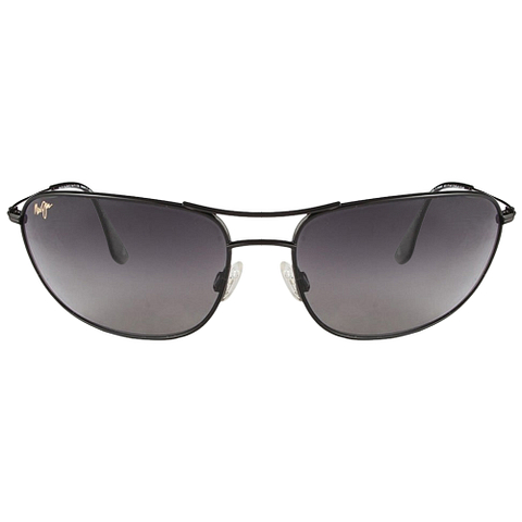 BRANDED Black Full Rim Aviator left side