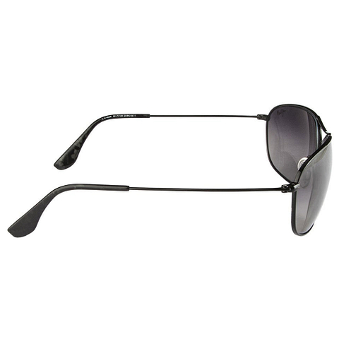BRANDED Black Full Rim Aviator right side