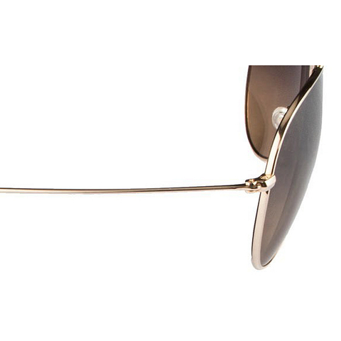 BRANDED Gold Full Rim Aviator left side BRANDED Gold Full Rim Aviator left side