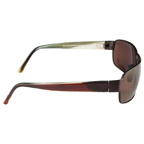 BRANDED Dark Brown Full Rim Rectangle left side