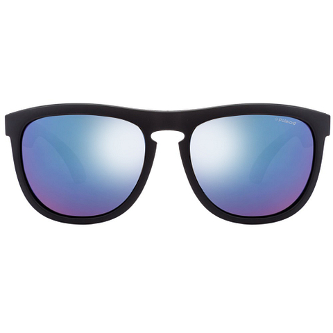Polaroid Black Full Rim Square left side