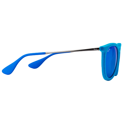 BRANDED Sky Blue Full Rim Square left side