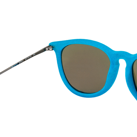 BRANDED Sky Blue Full Rim Square right side