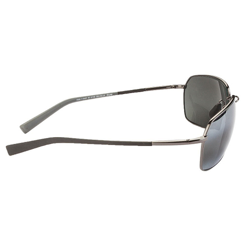 BRANDED Mid Gunmetal Full Rim Rectangle left side