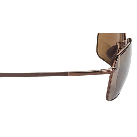 BRANDED Golden Brown Full Rim Rectangle right side