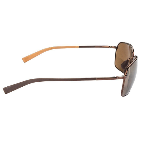BRANDED Golden Brown Full Rim Rectangle left side