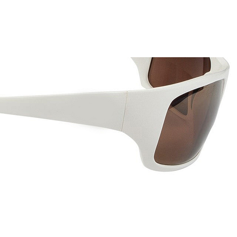 BRANDED White Full Rim Rectangle left side